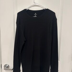 H&M Classic Black Long Sleeve Tee